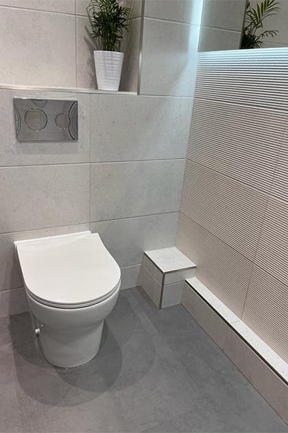 New bathroom installation
